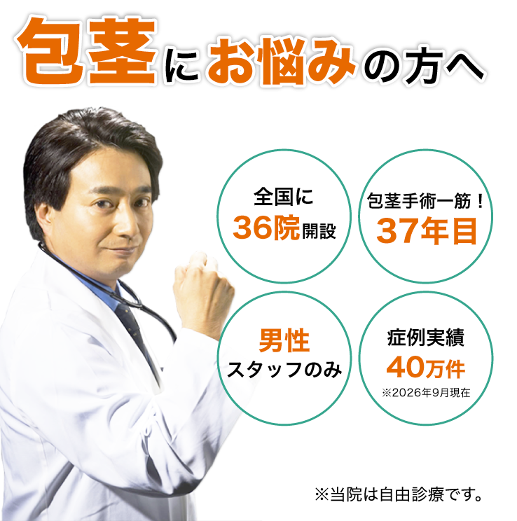 包茎にお悩みの方へ